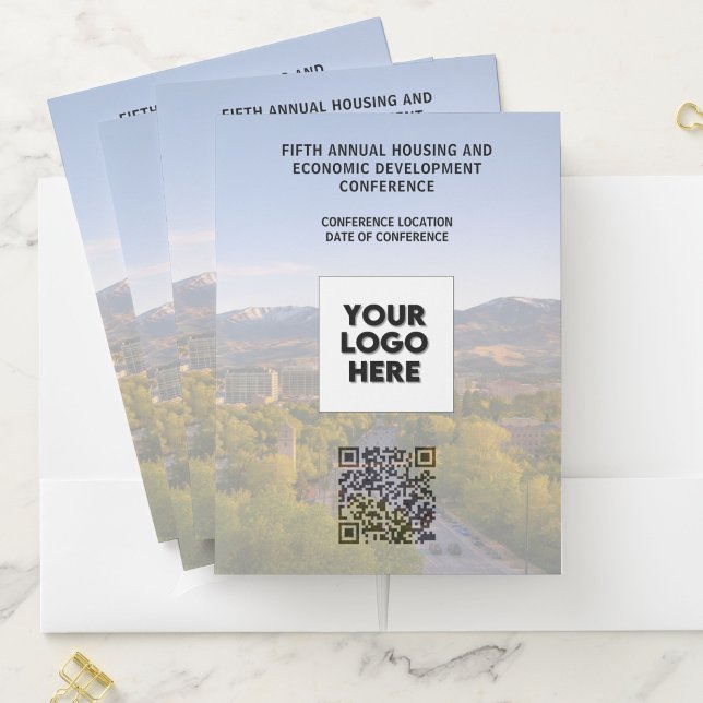 Conference VIP Replaceable Location Photo  Pocket Folder (Creator Uploaded)