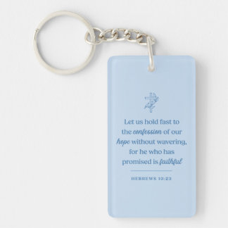 Confession of Hope Christian Keychain