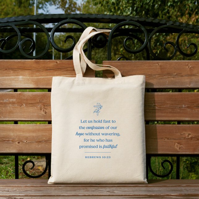 Confession of Hope Christian Tote Bag (Creator Uploaded)