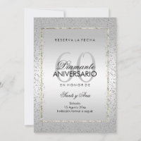 Confeti Plateado Elegante 60 Boda