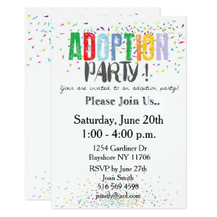 Adoption Celebration Invitations 9