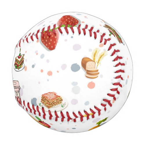 Confetti and food fun  baseball