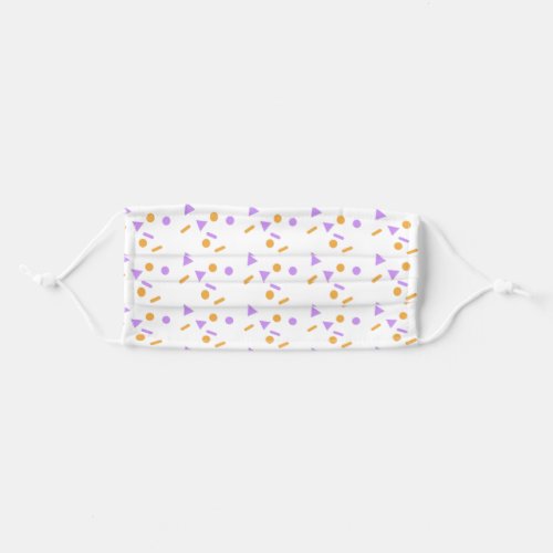Confetti and Sprinkles Geometrical Colorful Adult Cloth Face Mask