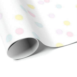 Confetti Baby Shower Gift Wrapping Paper