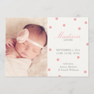 Confetti Birth Announcements