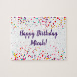 Confetti Birthday Puzzle