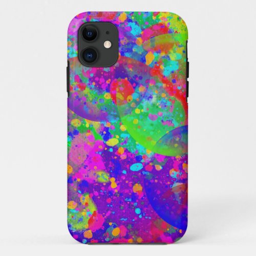 Confetti  Bubbles iPhone 11 Case