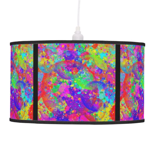 Confetti & Bubbles Hanging Lamp (Front)