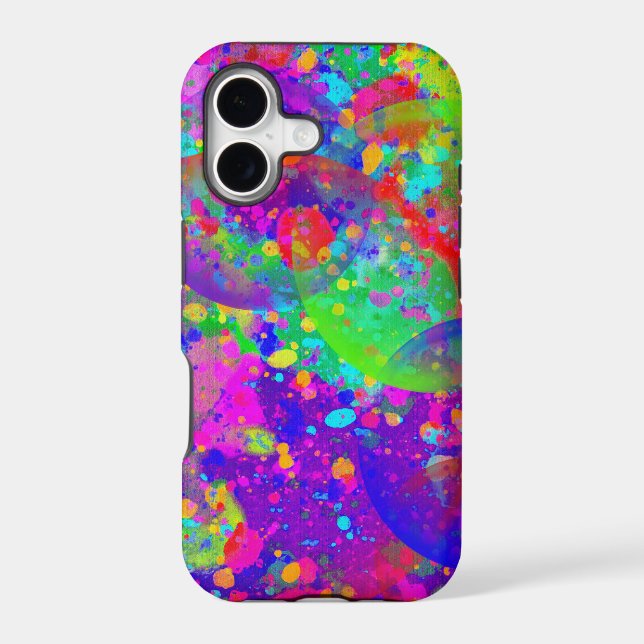 Confetti & Bubbles Iphone Case (Back)