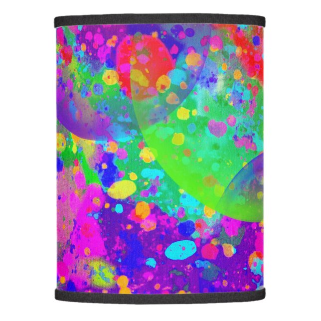 Confetti & Bubbles Lamp Shade (Front)