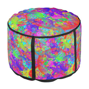 Confetti & Bubbles Pouf