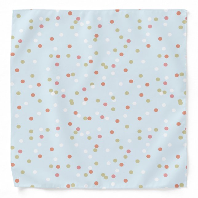 Confetti Cake • Blue Buttercream Frosting Bandana (Front)