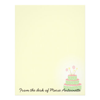 Birthday Wishes Letterhead | Zazzle