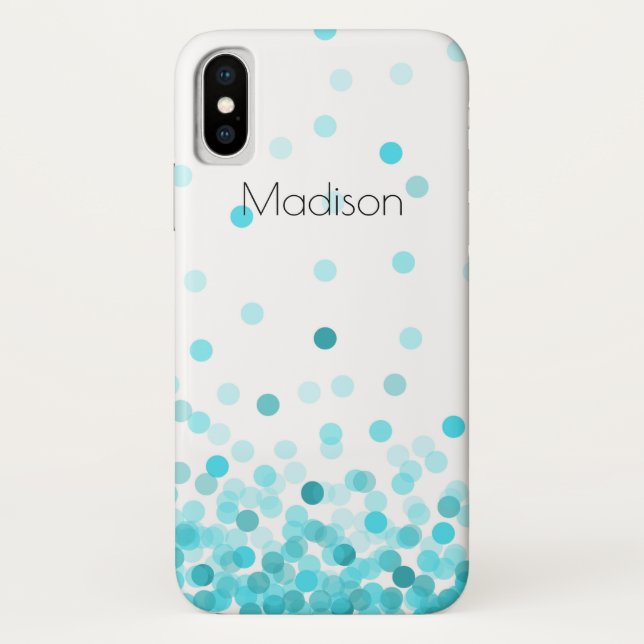 Confetti Case-Mate Barely There iPhone X Case (Back)