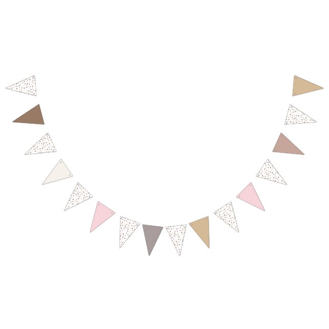Confetti Chic (Dots-Solids) Bunting Flags (All)