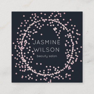 Confetti Classic   Minimalist Business Card