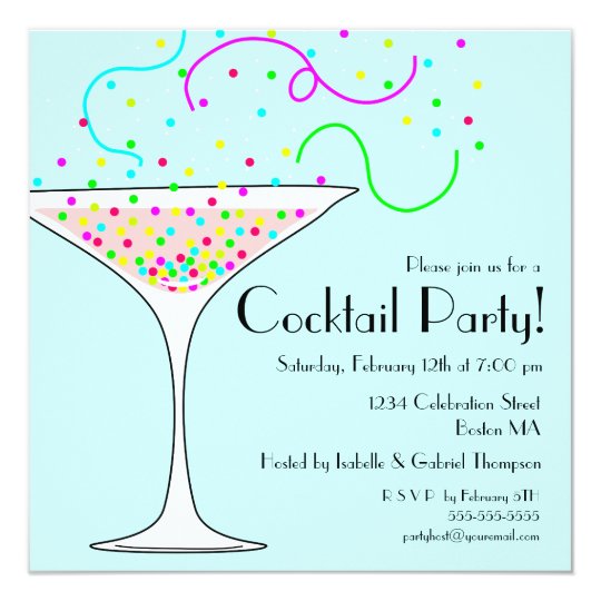 Invitation Language Cocktail Party 8