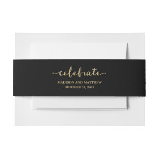 Confetti Collection | Belly Bands Invitation Belly Band