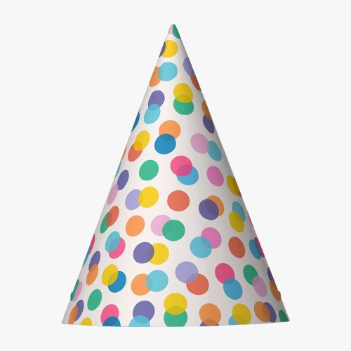 Confetti Colorful Polka Dots Kids Party Hat