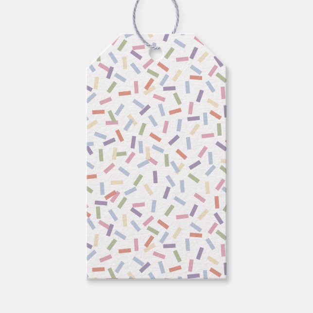 Confetti Contemporary (Sprinkles) Gift Tags (Front)