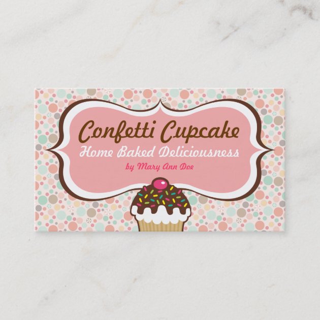 Vector Business Card Template Stock Illustration - Download Image Now - Cake,  Business Card, Bakery - iStock