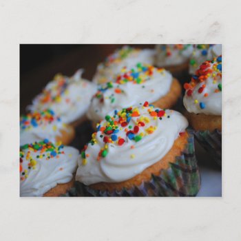 Confetti Cupcakes Recipe Card by AllyJCat at Zazzle
