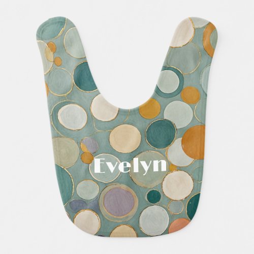 Confetti Currents Baby Bib