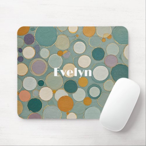 Confetti Currents Mouse Pad