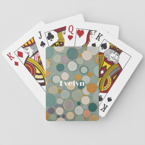 Confetti Currents Poker Cards