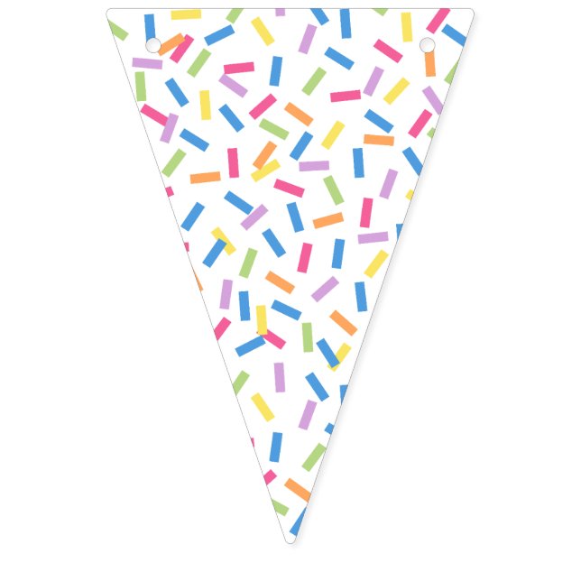  Confetti Dazzle (Sprinkles) Bunting Flags (First Flag)