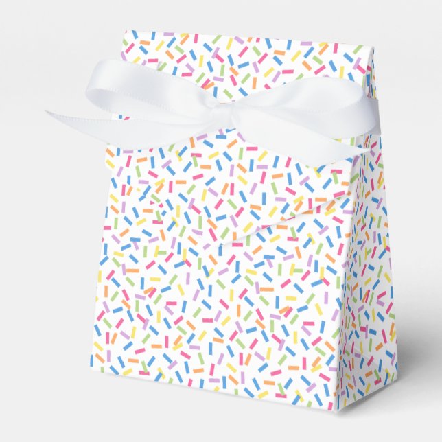 Confetti Dazzle (Sprinkles) Favor Boxes (Front Side)