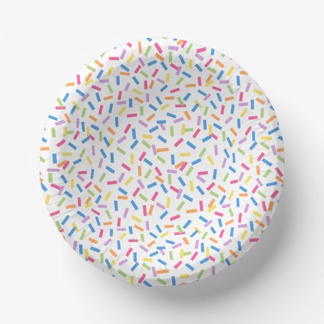 Confetti Dazzle (Sprinkles) Paper Bowls (Front)