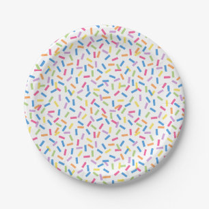 Confetti Dazzle (Sprinkles) Paper Plates