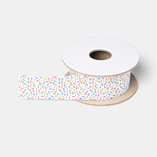 Confetti Dazzle (Sprinkles) Satin Ribbon