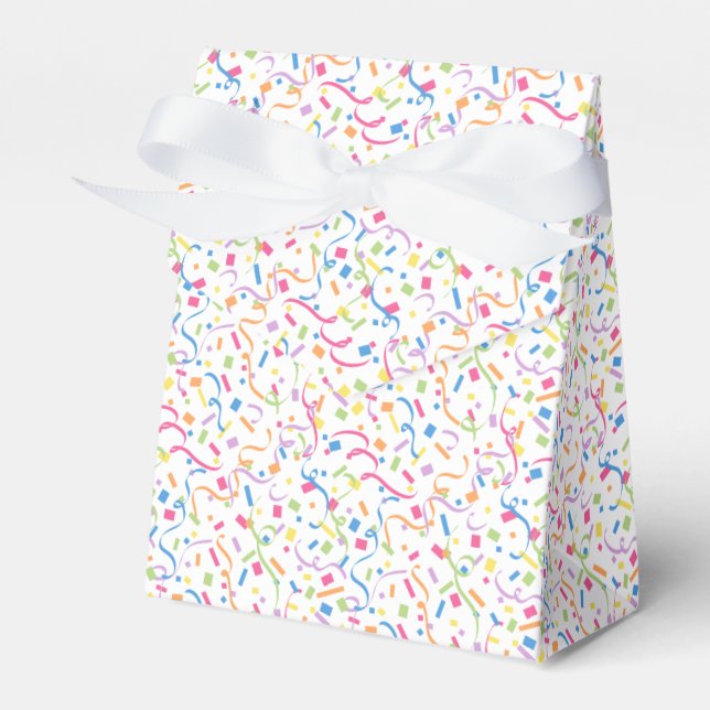 Confetti Dazzle (Surprise) Favor Boxes (Front Side)