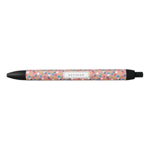 Confetti Dots Personalized Pen