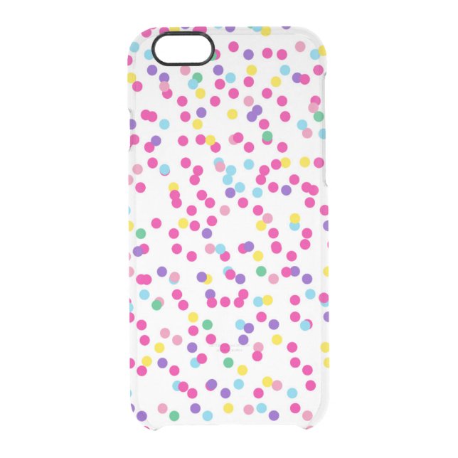 Confetti Dots Uncommon iPhone Case (Back)