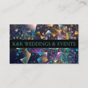 Confetti Event Party Planner Weddings Business Business Card