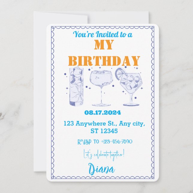Confetti Explosion: Fun Birthday Card (Front)