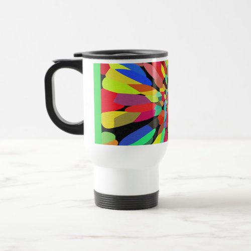 Confetti Flower Travel Mug