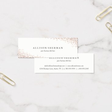 Confetti foil faux foil business cards Confetti foil faux foil business cards
