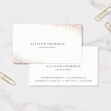 Confetti foil faux foil business cards Confetti foil faux foil business cards