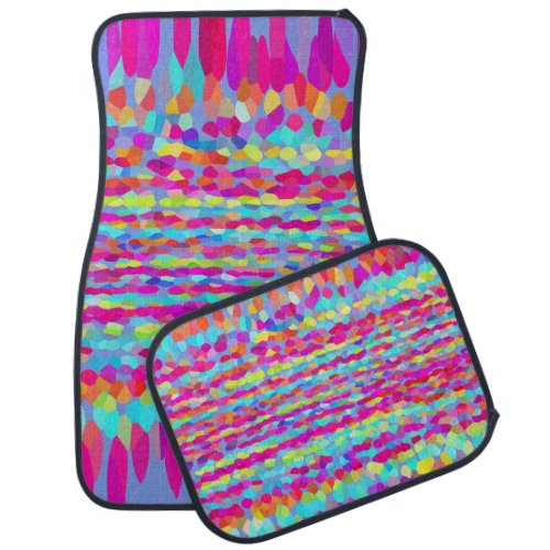 Confetti Fringe Car Mat