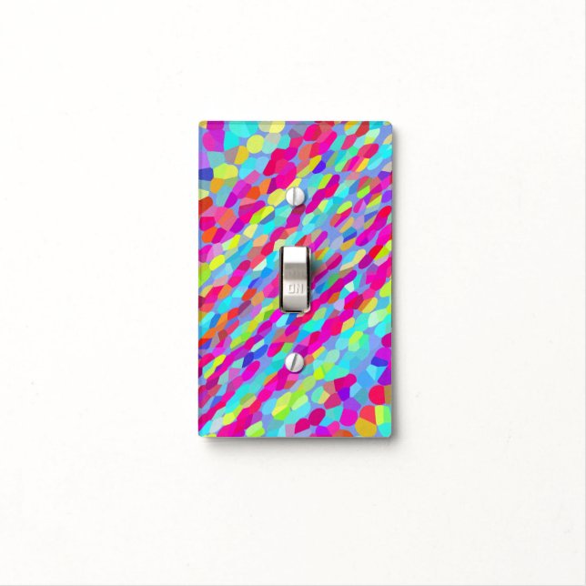 Confetti Fringe Light Switch Cover (In Situ)