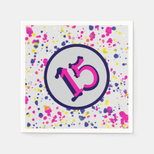 Confetti Fun Sprinkles Design 15 Napkins