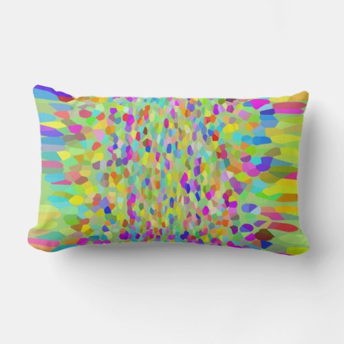 Confetti Garden Fringe Lumbar Pillow