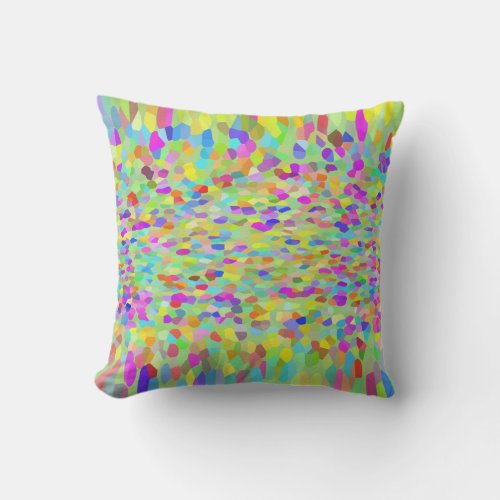 Confetti Garden Fringe Outdoor Pillow