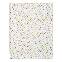 Confetti Heart Multi Color Twin Duvet Cover