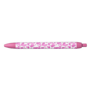 Confetti Hearts Pink Pen