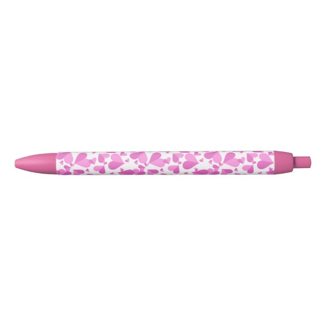 Confetti Hearts Pink Pen (Front)